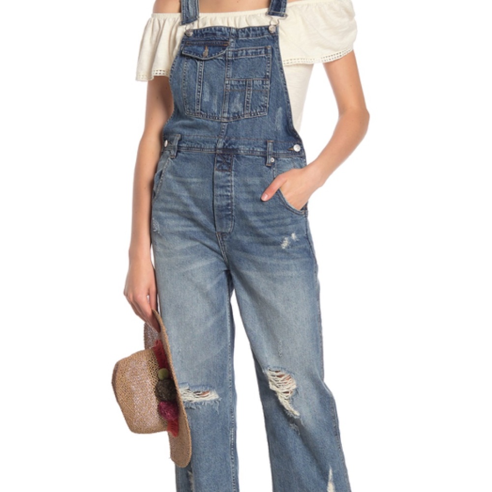Free People Baggy AF Overalls